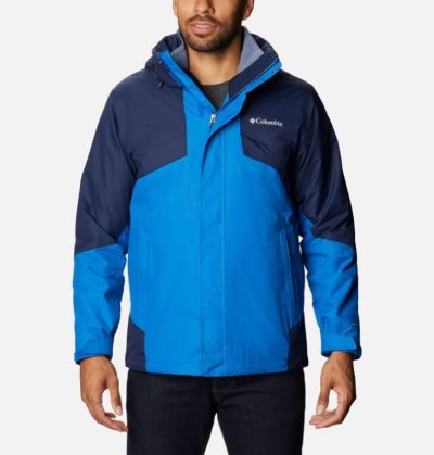 Jaqueta 3 Em 1 Columbia Bugaboo™ II Fleece Interchange Jaqueta Masculino Luz Azul Anil Azul Marinho Portugal | 140133-GE8V