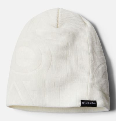 Gorros Columbia City Trek™ Debossed Beanie Feminino Branco Portugal | 180365-O7K1