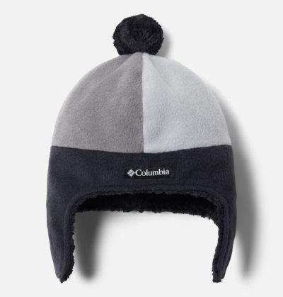 Gorros Columbia Frosty Trilha™ Earflap Beanie Criança Pretas Cinzentas Portugal | 178657-RJY1