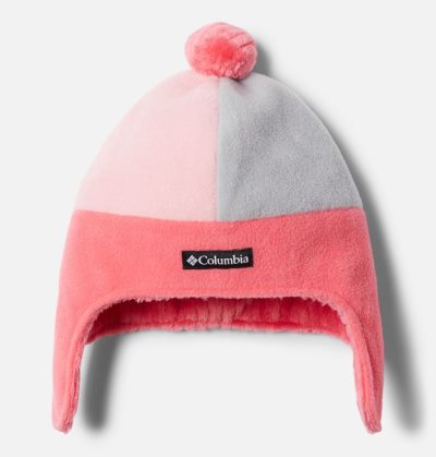 Gorros Columbia Frosty Trilha™ Earflap Beanie Criança Luz Coral Rosa Portugal | 180573-17EX