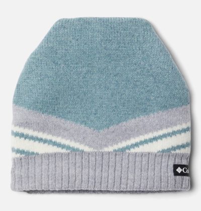 Gorros Columbia Polar Powder™ Heavyweight Beanie Feminino Azuis Luz Cinzentas Portugal | 166057-FOGI