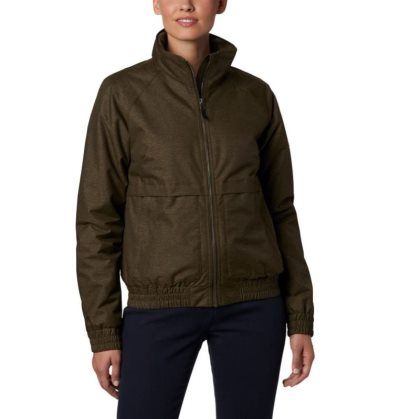 Jaqueta Bomber Columbia Firwood™ Bomber Feminino Verde Oliva Verdes Portugal | 113478-2ALP