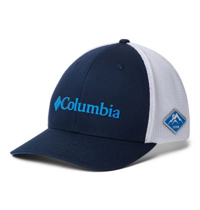 Boné Columbia Mesh™ Ball Cap Feminino Azul Marinho Branco Portugal | 145382-C6PR