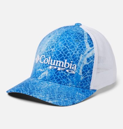 Boné Columbia PFG Camo Mesh™ Ball Cap Masculino Azuis Portugal | 116161-RYSY