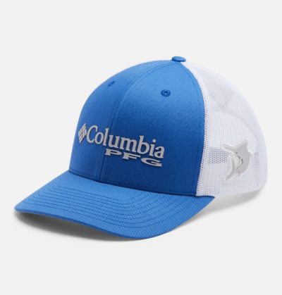 Boné Columbia PFG Mesh Snap Back™ Ball Cap Masculino Azuis Portugal | 142935-PIBO