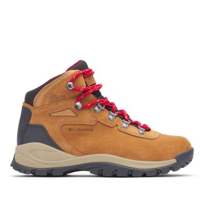 Botas Caminhada Columbia Newton Ridge™ Plus Impermeáveis Amped Caminhada Boot Feminino Marrom Vermelhas Portugal | 122931-1US1