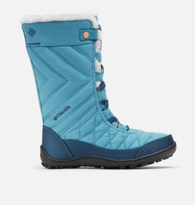 Botas Columbia Minx™ Medio III Impermeáveis Omni-Heat™ Boot Criança Luz Turquesa Portugal | 145978-T1S1