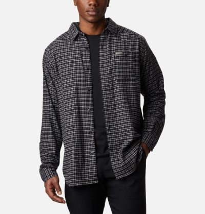 Camisas De Botões Columbia Cornell Woods™ Flannel Long Sleeve Shirt Masculino Cinzentas Portugal | 163336-W2LV