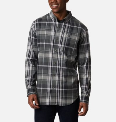 Camisas De Botões Columbia Rapid Rivers™ II Long Sleeve Shirt Masculino Cinzentas Escuro Portugal | 111997-MNAX