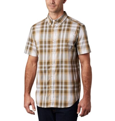 Camisas De Botões Columbia Rapid Rivers™ II Curta Sleeve Shirt Masculino Marrom Portugal | 152944-67FL