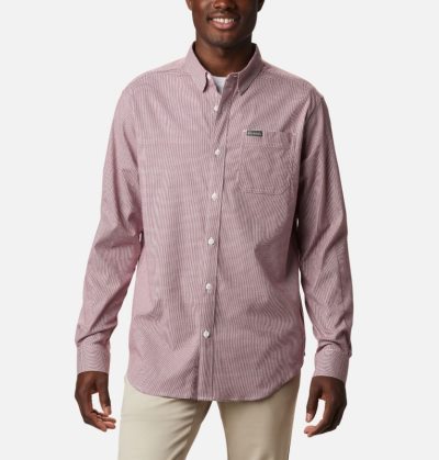 Camisas De Botões Columbia Vapor Ridge™ III Long Sleeve Shirt Masculino Vermelhas Portugal | 159735-G69Y