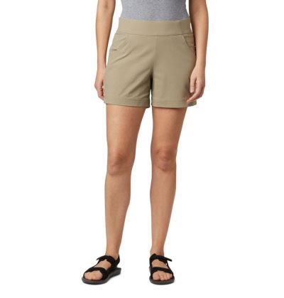 Calções Columbia Anytime Casuais™ Shorts Feminino Caqui Portugal | 168782-9BFN