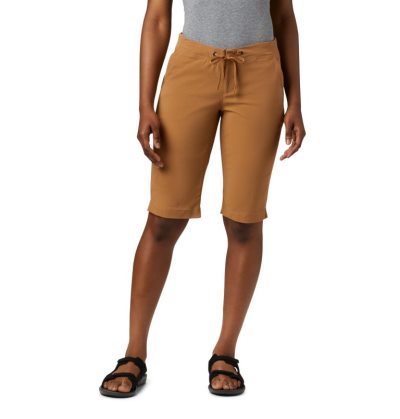 Calções Columbia Anytime Outdoor™ Long Shorts Feminino Luz Marrom Portugal | 157116-GS2T