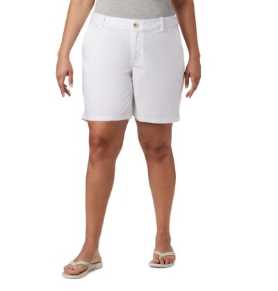 Calções Columbia Bonehead™ Stretch Shorts Feminino Branco Portugal | 162404-857Z