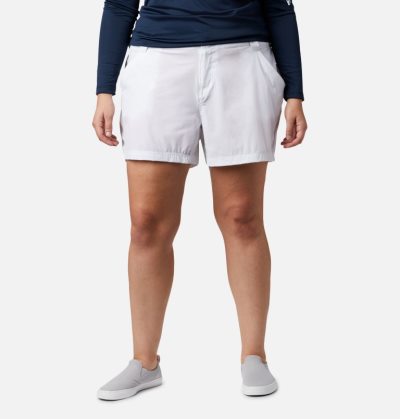 Calções Columbia Coral Point™ III Shorts Feminino Branco Portugal | 171331-VCC1