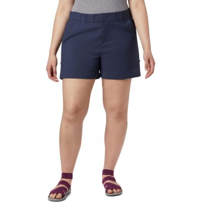 Calções Columbia Firwood Camp™ II Shorts Feminino Azuis Escuro Portugal | 147724-S1E2