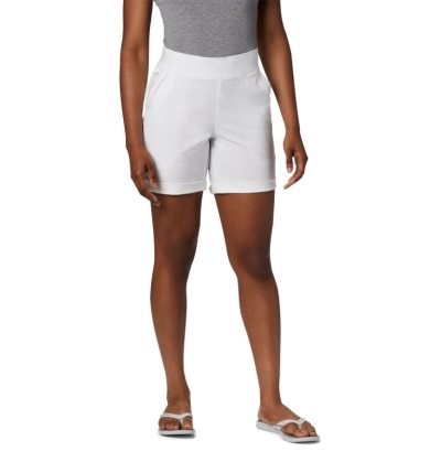 Calções Columbia PFG Slack Agua™ Woven Shorts Feminino Branco Portugal | 170180-COIA