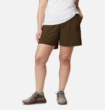 Calções Columbia Sandy River™ Cargo Shorts Feminino Verde Oliva Verdes Portugal | 176609-S07F