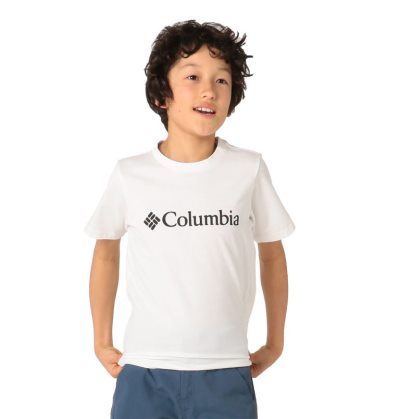 Camisas Columbia CSC Basic Logo™ Curta Sleeve Shirt Criança Branco Portugal | 140203-343D