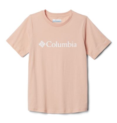 Camisas Columbia CSC Basic Logo™ Curta Sleeve Shirt Criança Luz Coral Portugal | 162549-HASY