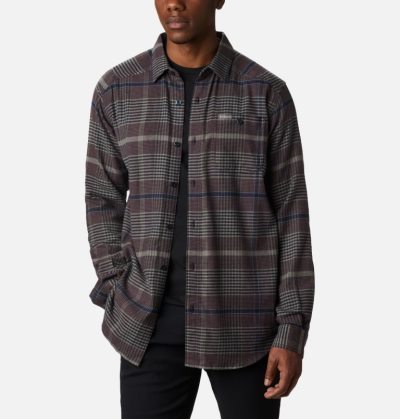 Camisas Columbia Cornell Woods™ Flannel Long Sleeve Shirt Masculino Verdes Portugal | 142529-28BR