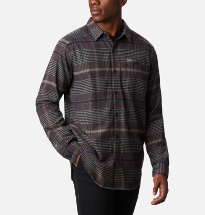 Camisas Columbia Cornell Woods™ Flannel Long Sleeve Shirt Masculino Verdes Portugal | 143941-Z1N8