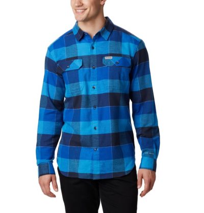 Camisas Columbia Flare Gun™ Stretch Flannel Masculino Azuis Escuro Portugal | 179794-TU35