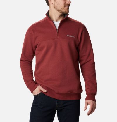 Camisas Columbia Hart Mountain™ II Half Zip Masculino Vermelhas Portugal | 185308-NWUG