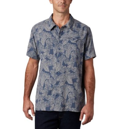 Camisas Columbia Lakeside Trilha™ Curta Sleeve Shirt Masculino Azul Claro Portugal | 158004-BSRZ