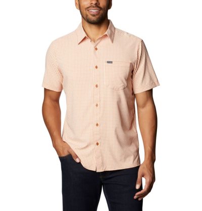 Camisas Columbia No Way Out™ Curta Sleeve Shirt Masculino Luz Cobre Portugal | 132038-BGIX