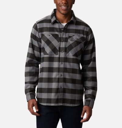 Camisas Columbia Outdoor Elements™ Stretch Flannel Shirt Masculino Cinzentas Portugal | 115895-SGZU