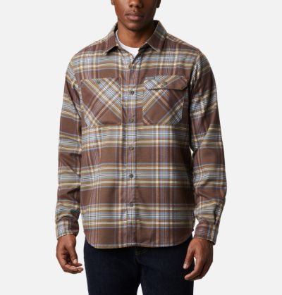 Camisas Columbia Outdoor Elements™ Stretch Flannel Shirt Masculino Azuis Multicoloridas Portugal | 173027-KXNQ