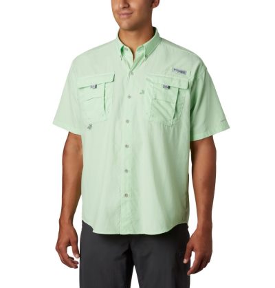 Camisas Columbia PFG Bahama™ II Curta Sleeve Shirt Masculino Luz Verdes Portugal | 128757-ND0P