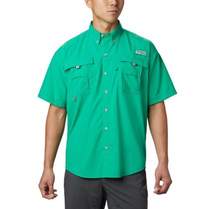 Camisas Columbia PFG Bahama™ II Curta Sleeve Shirt Masculino Azul Claro Portugal | 135599-DY20