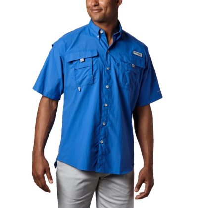 Camisas Columbia PFG Bahama™ II Curta Sleeve Shirt Masculino Azuis Portugal | 147414-HPO6