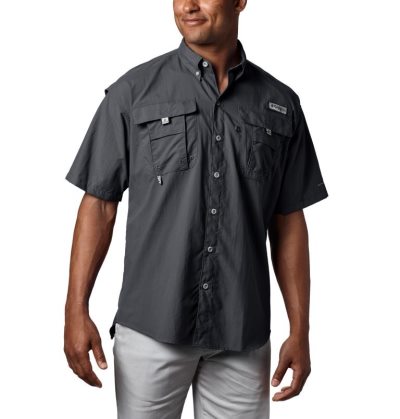 Camisas Columbia PFG Bahama™ II Curta Sleeve Shirt Masculino Pretas Portugal | 159910-7W5X