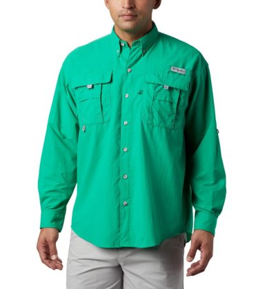 Camisas Columbia PFG Bahama™ II Long Sleeve Shirt Masculino Azul Claro Portugal | 195246-R2KW