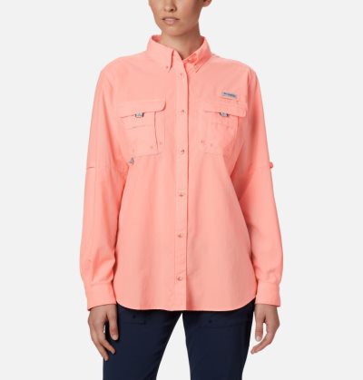 Camisas Columbia PFG Bahama™ Long Sleeve Shirt Feminino Rosa Portugal | 118953-8GDT