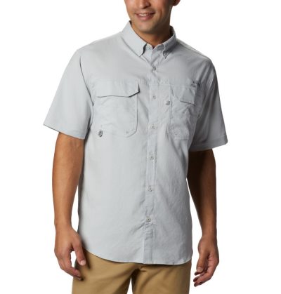 Camisas Columbia PFG Blood and Guts™ III Curta Sleeve Woven Shirt Masculino Cinzentas Portugal | 130267-F238