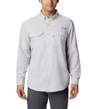 Camisas Columbia PFG Blood and Guts™ III Long Sleeve Woven Shirt Masculino Cinzentas Portugal | 141188-J5ZM