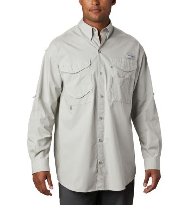 Camisas Columbia PFG Bonehead™ Long Sleeve Shirt Masculino Cinzentas Portugal | 117219-KGAR