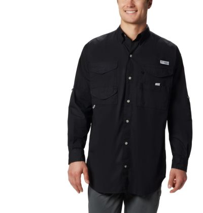 Camisas Columbia PFG Bonehead™ Long Sleeve Shirt Masculino Pretas Portugal | 149768-RJGT