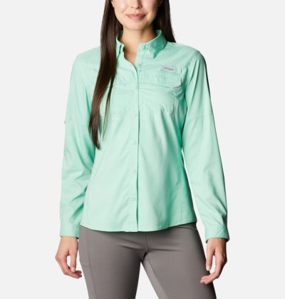 Camisas Columbia PFG Lo Drag™ Long Sleeve Shirt Feminino Menta Portugal | 149470-Q5PC