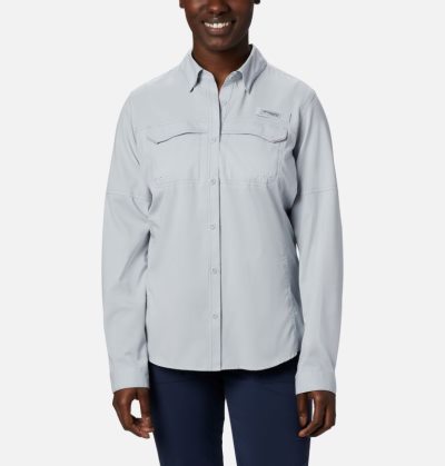 Camisas Columbia PFG Lo Drag™ Long Sleeve Shirt Feminino Luz Cinzentas Portugal | 185462-IL14