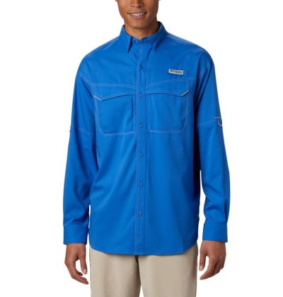 Camisas Columbia PFG Low Drag Offshore™ Long Sleeve Shirt Masculino Azuis Portugal | 111295-49WJ