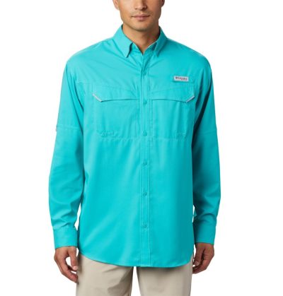 Camisas Columbia PFG Low Drag Offshore™ Long Sleeve Shirt Masculino Luz Turquesa Portugal | 195485-PZ26