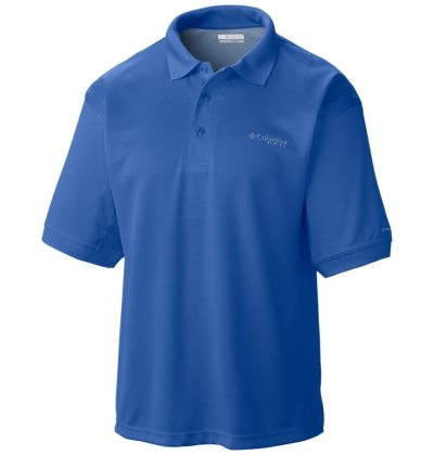 Camisas Columbia PFG Perfect Cast™ Camisa Polo Masculino Azuis Portugal | 102947-7X3X