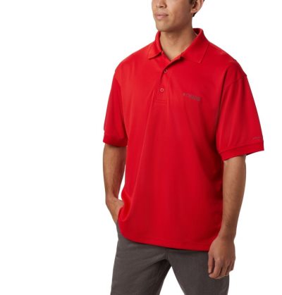 Camisas Columbia PFG Perfect Cast™ Camisa Polo Masculino Vermelhas Portugal | 134458-9I17