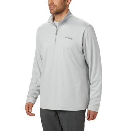 Camisas Columbia PFG Slack Tide™ 1/4 Zip Estacionar Masculino Cinzentas Portugal | 126265-2HNY