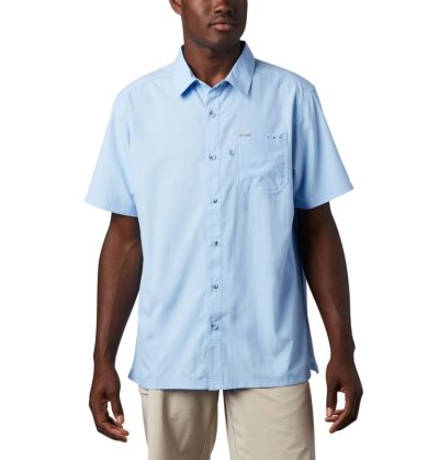 Camisas Columbia PFG Slack Tide™ Camp Shirt Masculino Azuis Escuro Portugal | 101343-KVBL